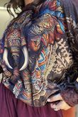 Lomi Mandala Stretch Velour Sweatshirt Chocolate